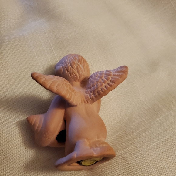 Vintage terracotta cherub with shell - Picture 2 of 6